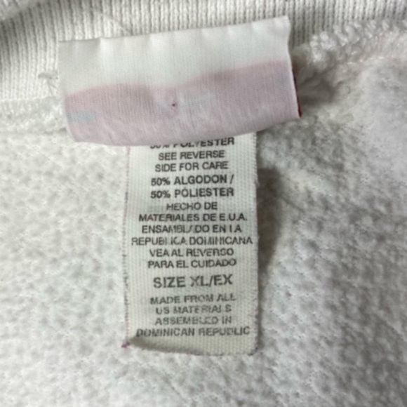 Vintage 90s Holiday Time Santa Ugly Christmas Wishes Collared Sweatshirt XL - Picture 5 of 5